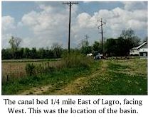 Turning basin East of Lagro